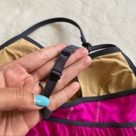 Lululemon Rehearsal Tank Built in Bra Paris Pink Size 4 - Picture 9 of 12